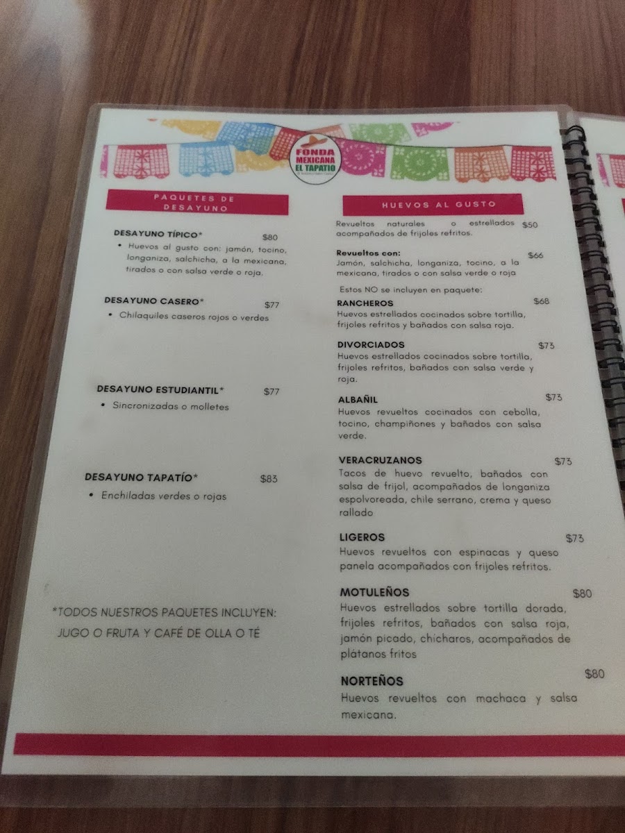 Fonda Mexicana El Tapatío Menu - Image 5