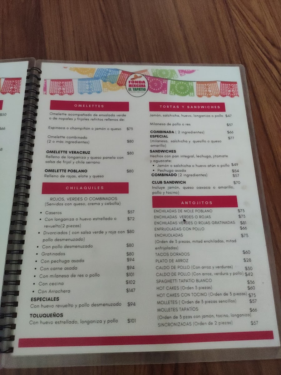 Fonda Mexicana El Tapatío Menu - Image 6